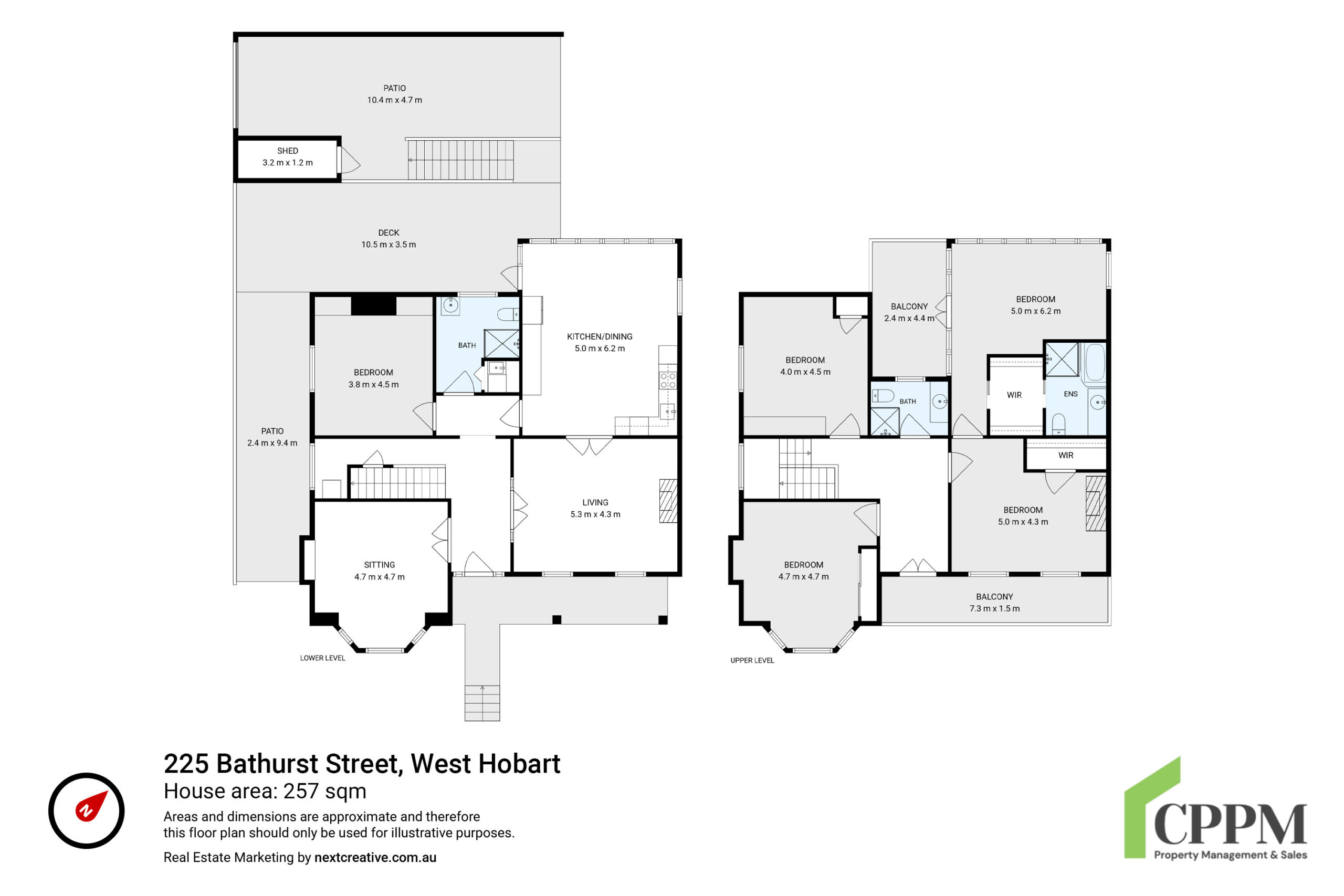 225 Bathurst St, West Hobart TAS 7000